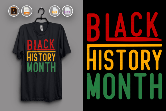Celebrate Heritage: Using Black History Month T-shirt Design Vol.1