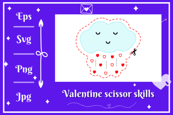 Cloud of Love: Valentine Scissors Skills for Creative Projects
