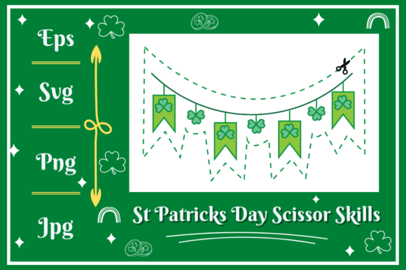 Creative Scissor Skills with St Patrick Decorations