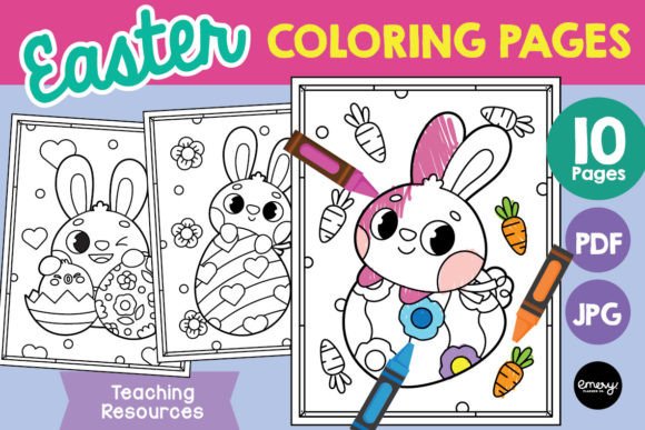 Easter Coloring Pages for Kids: Adorable Fun for Any Occasion