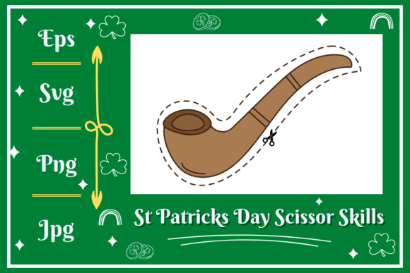 St Patrick Pipe Scissors Skills: Crafting Festive Fun