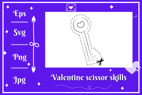 Unlocking Creativity: Love Key Valentine Scissors Skills for Kids