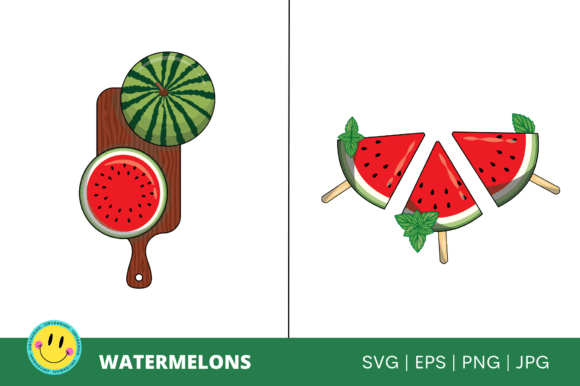 Watermelons Tropical Fruit PNG SVG: A Design Asset Guide